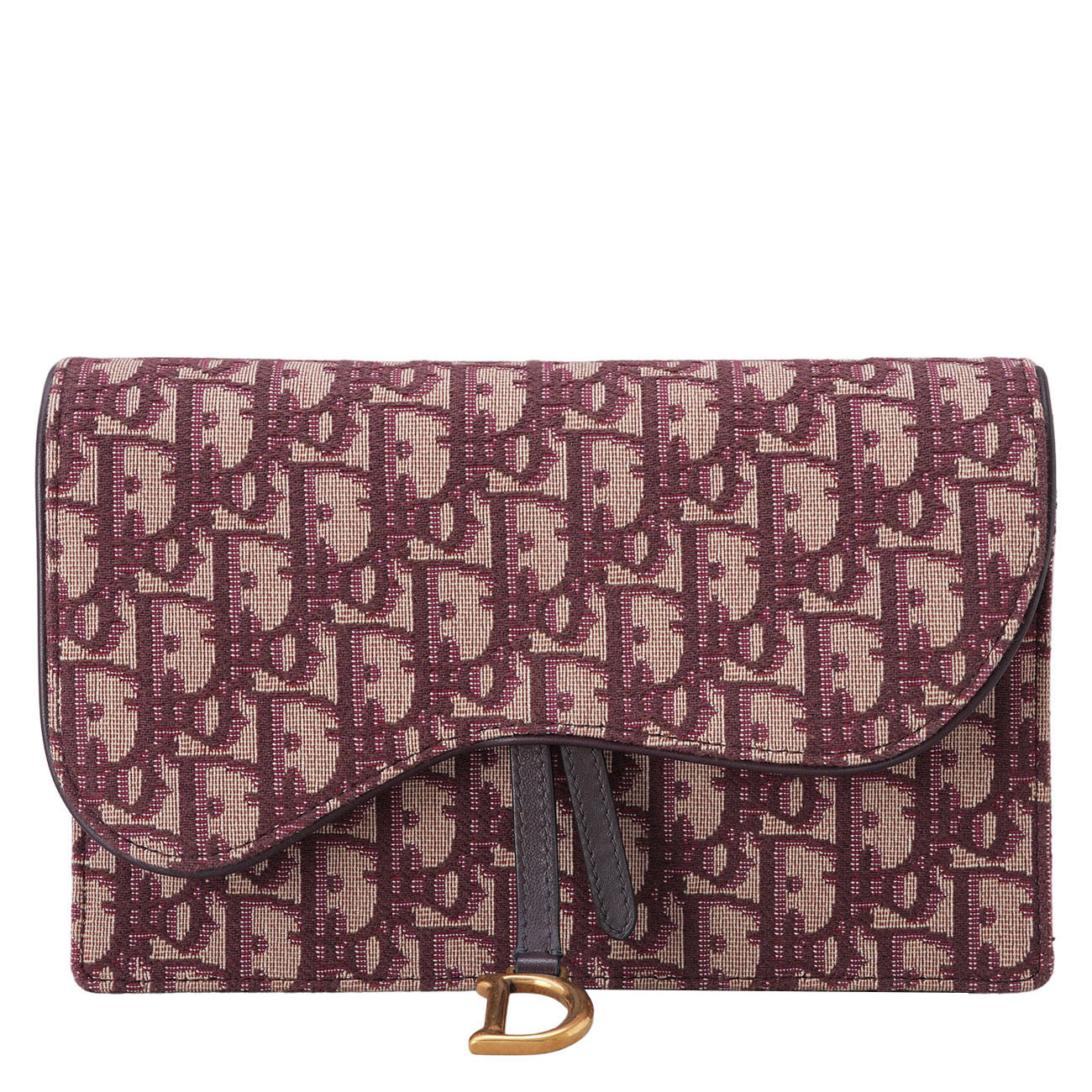 CHRISTIAN DIOR(USED)디올 새들 체인 파우치